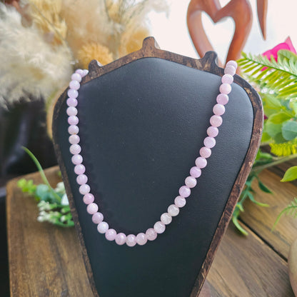 Collier en Kunzite