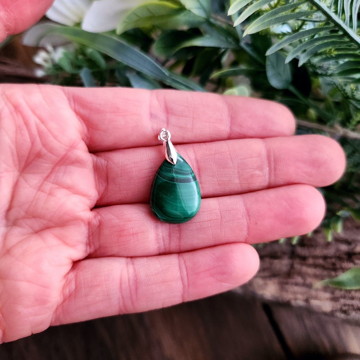 Pendentif en Malachite - n°10