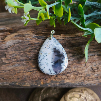 Pendentif en Agate dendritique - n°1