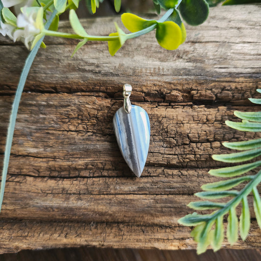 Pendentif en Opale bleue owyhee - n°3