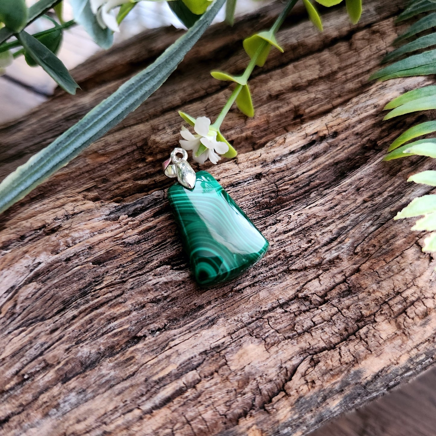 Pendentif en Malachite - n°14
