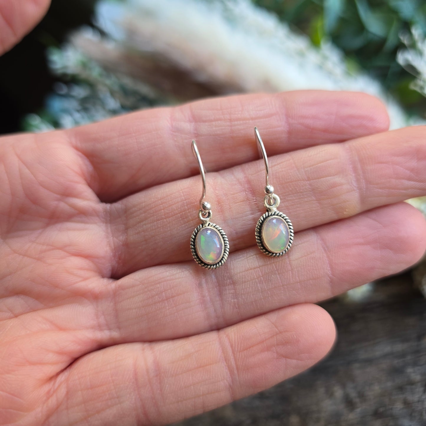 Boucles d'oreilles en Opale - n°2 - Argent 925