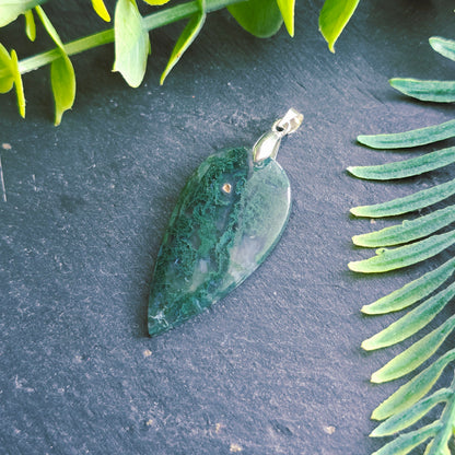 Pendentif en Agate mousse - n°2