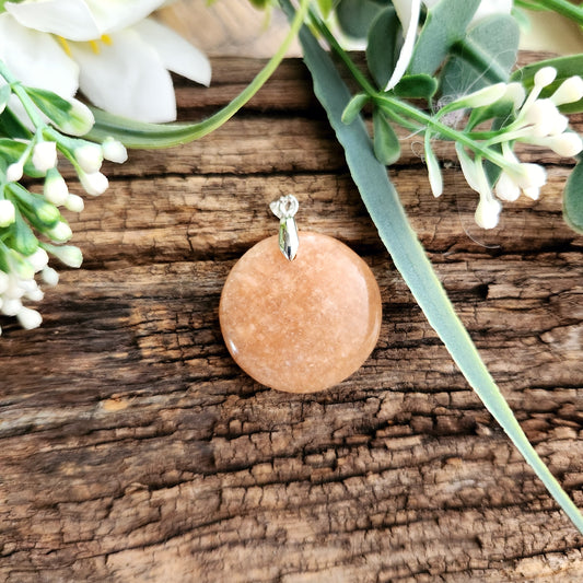 Pendentif en Amazonite pêche - n°2