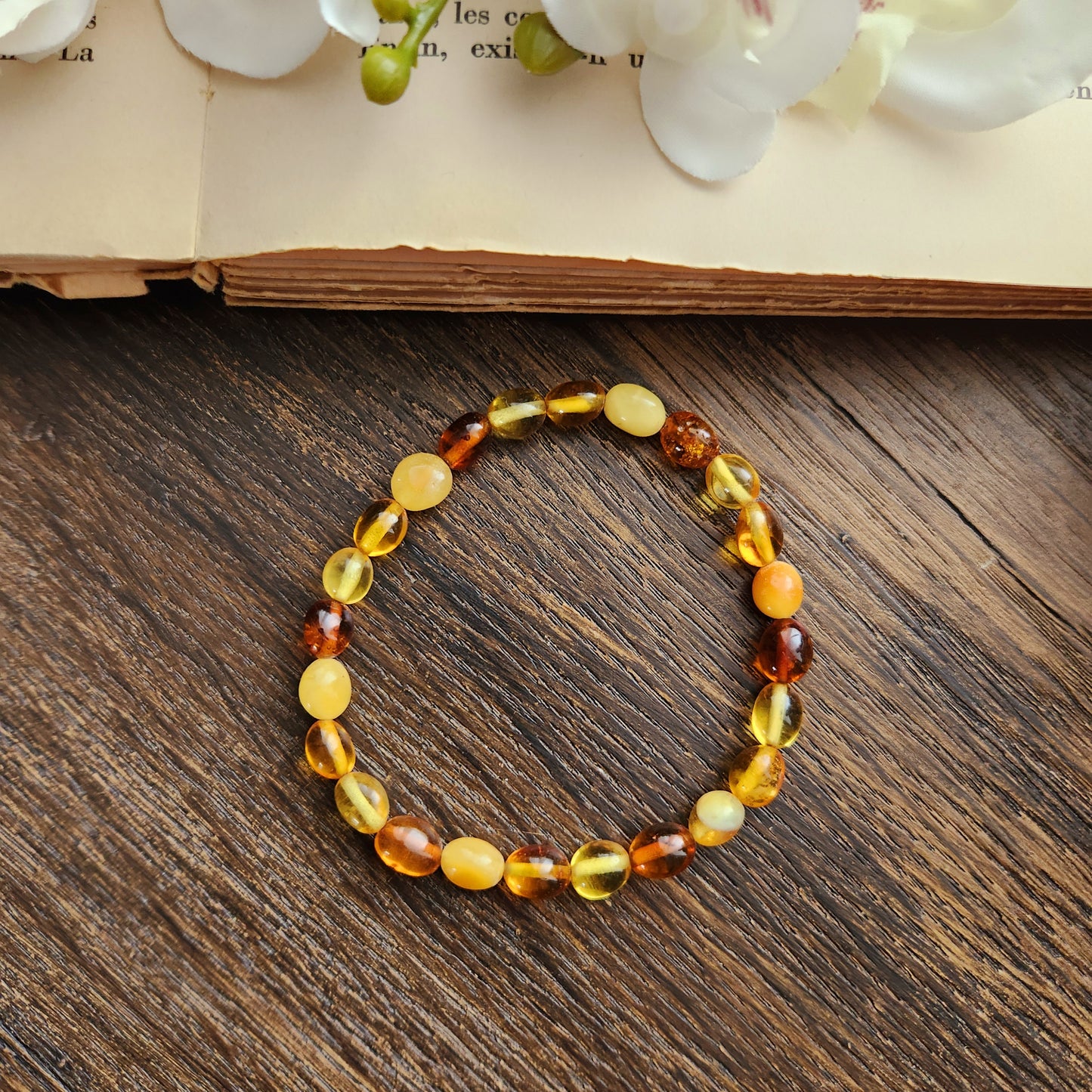 Bracelet en Ambre - Grand - 2 Couleurs