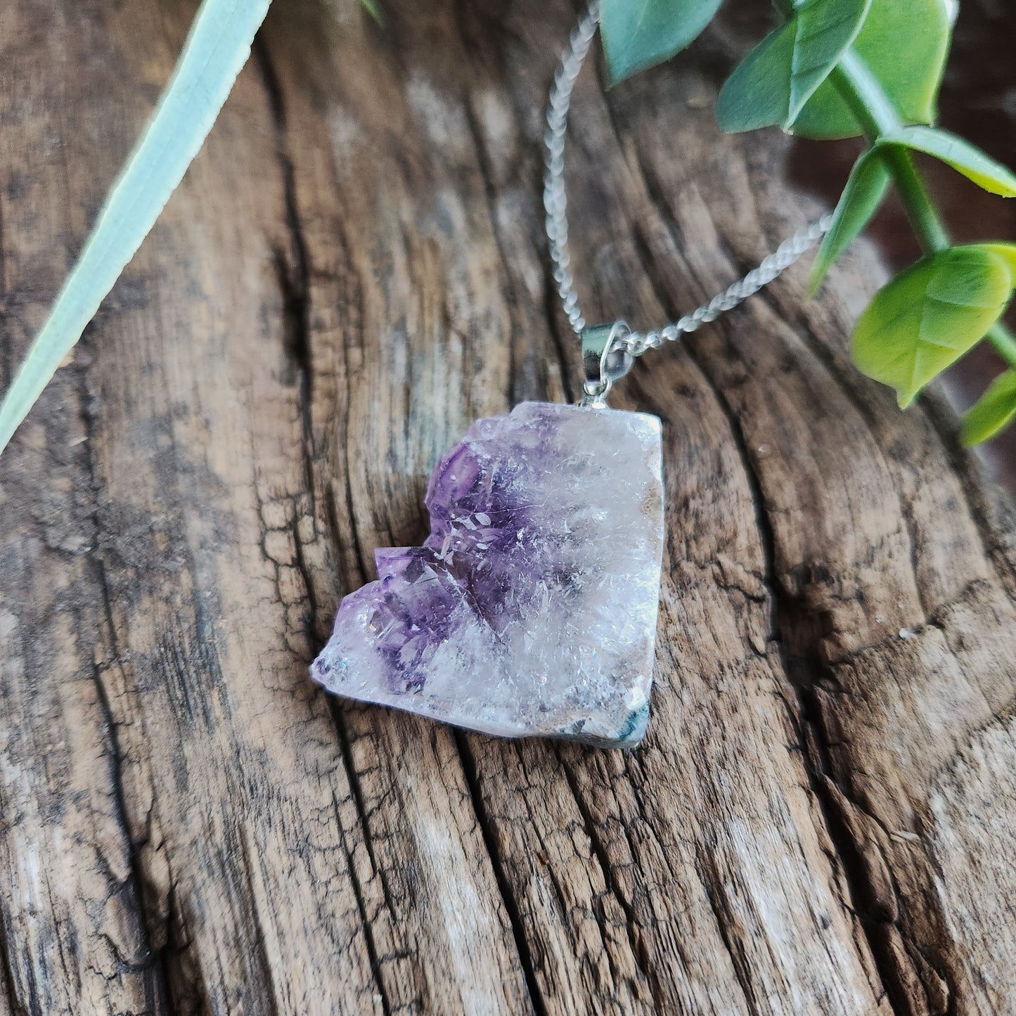 Pendentif en Améthyste brute n°2