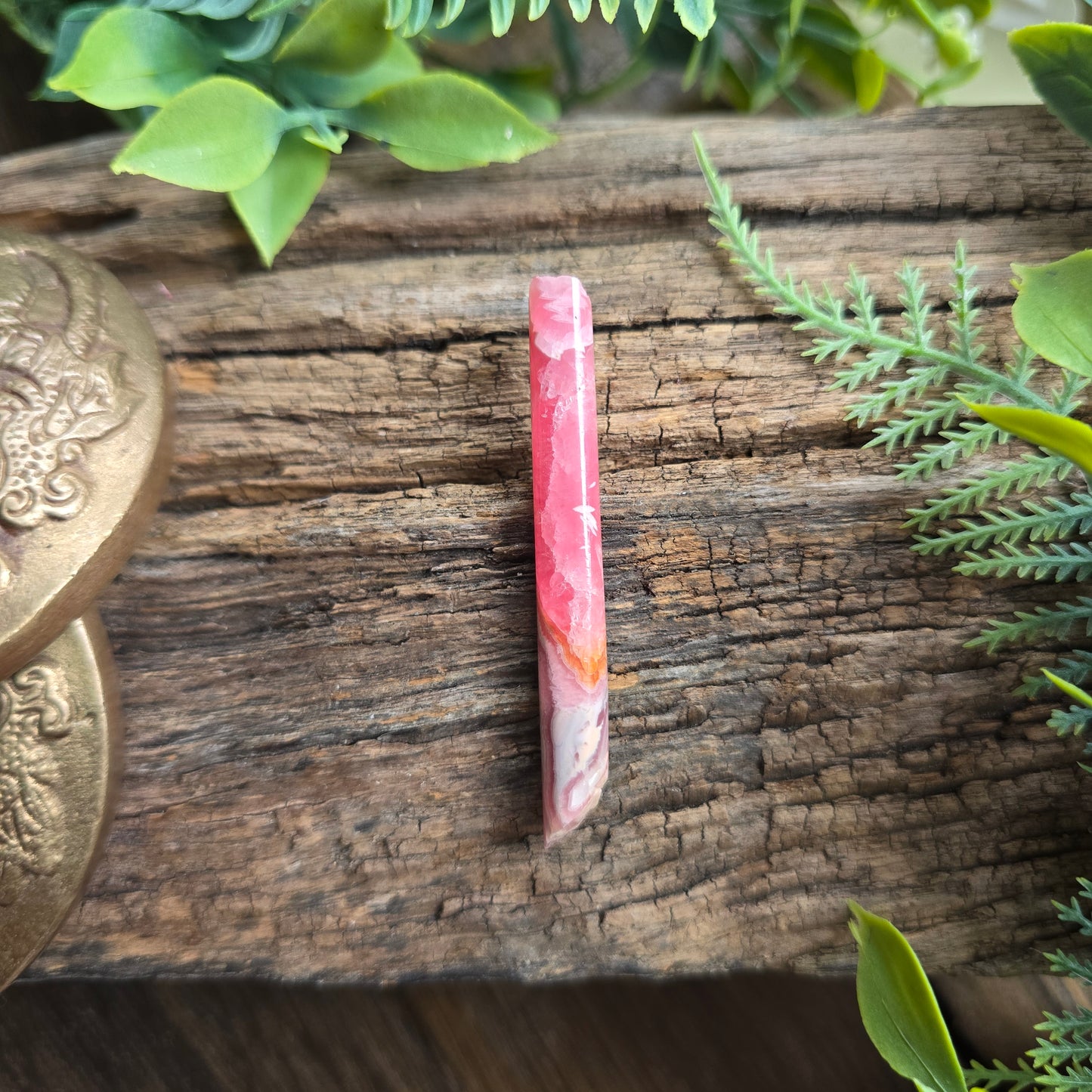 Pendentif Totem en Rhodocrosite - n°1