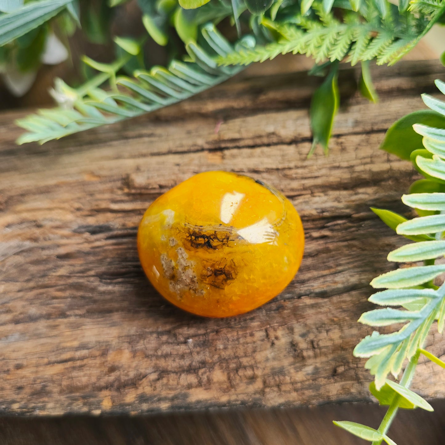 Galet en Agate orange - n°3