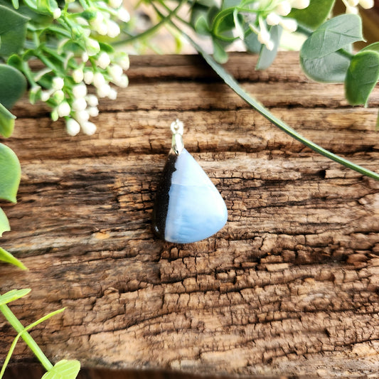 Pendentif en Opale bleue owyhee - n°1