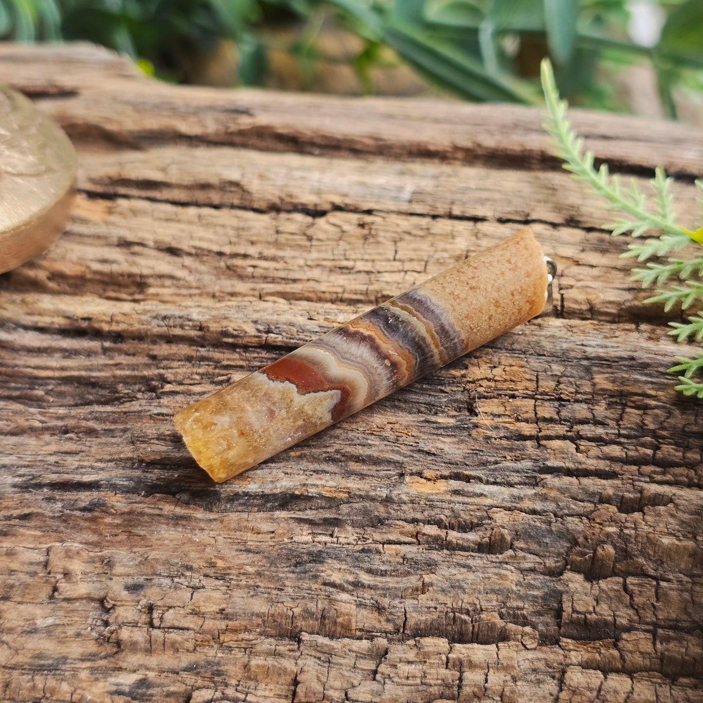 Pendentif Totem en Agate - n°1
