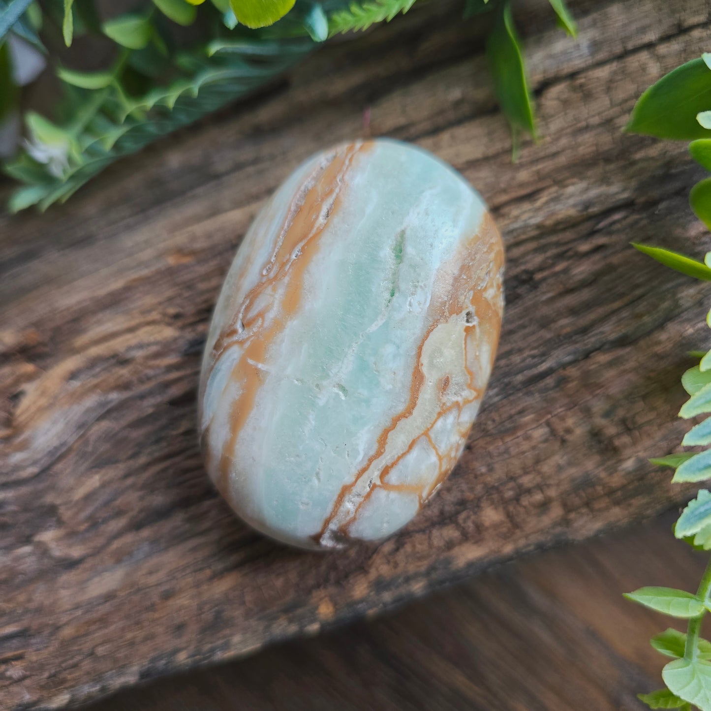 Galet en Aragonite bleue - n°3