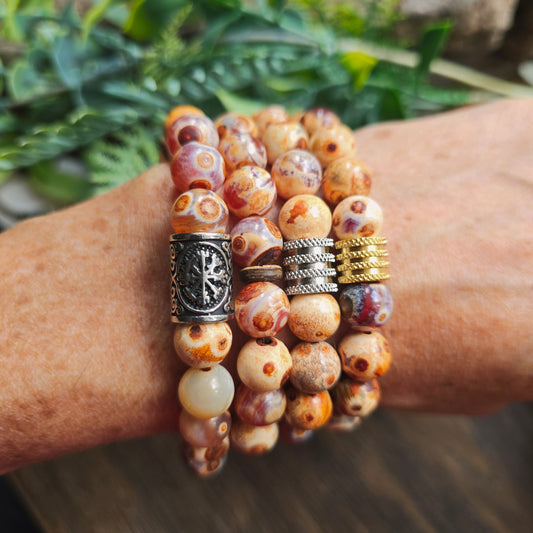 Bracelet en Agate oeil - 10mm