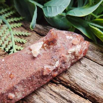 Quartz hématoïde sur quartz biterminé - n°2