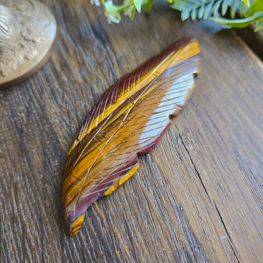 Plume en Œil de tigre - n°4