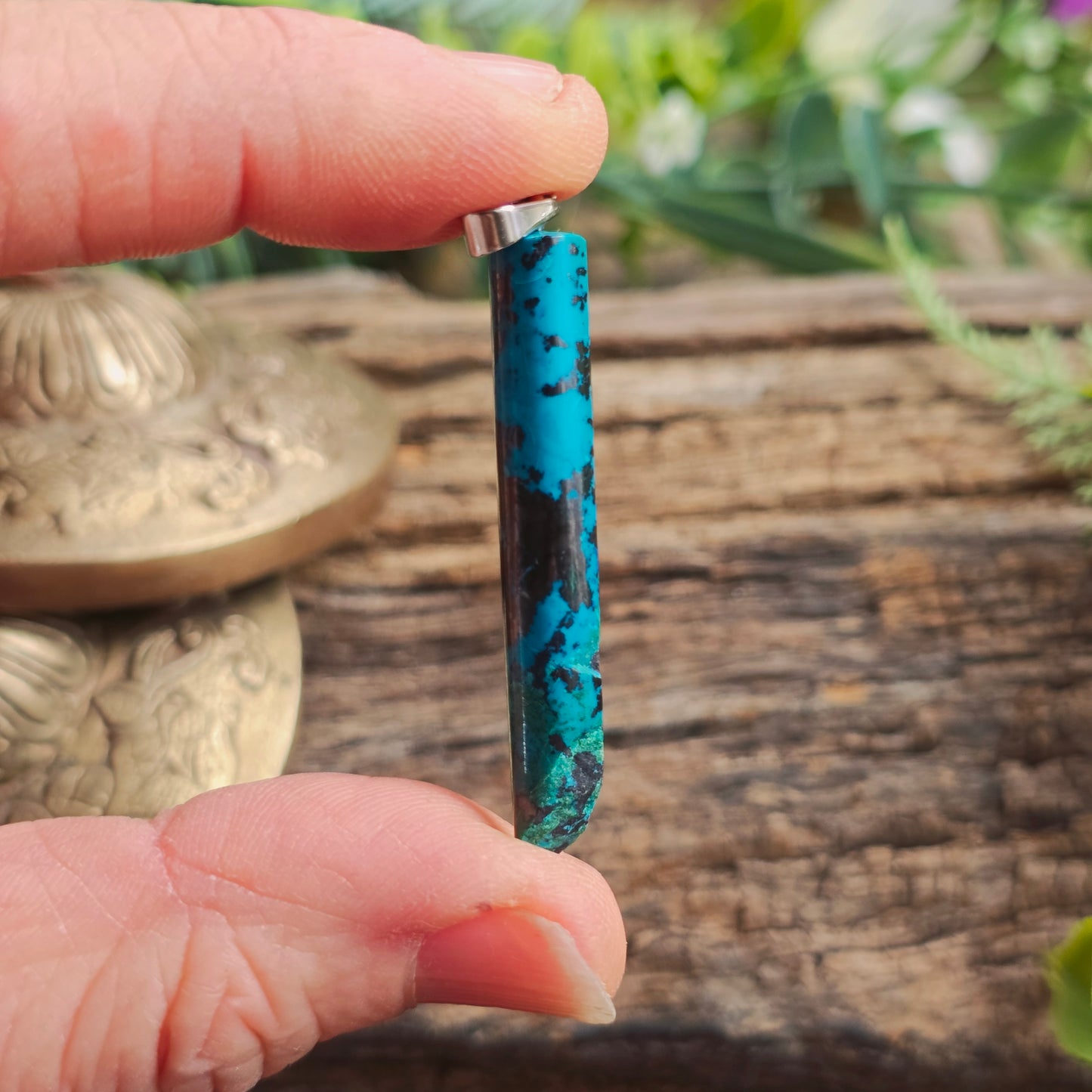 Pendentif Totem en Turquoise - n°3