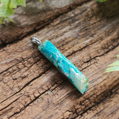 Pendentif Totem en Chrysocolle - n°1