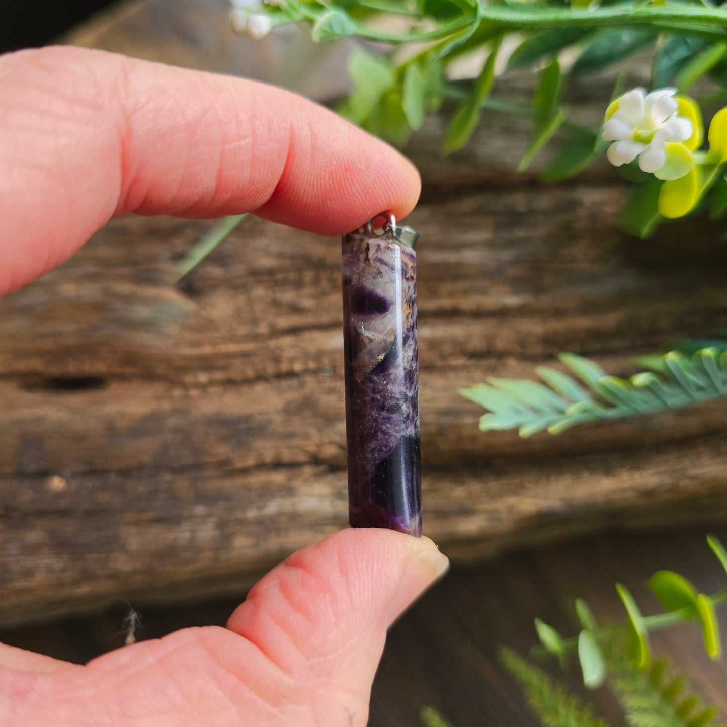 Pendentif Totem en Améthyste - n°1