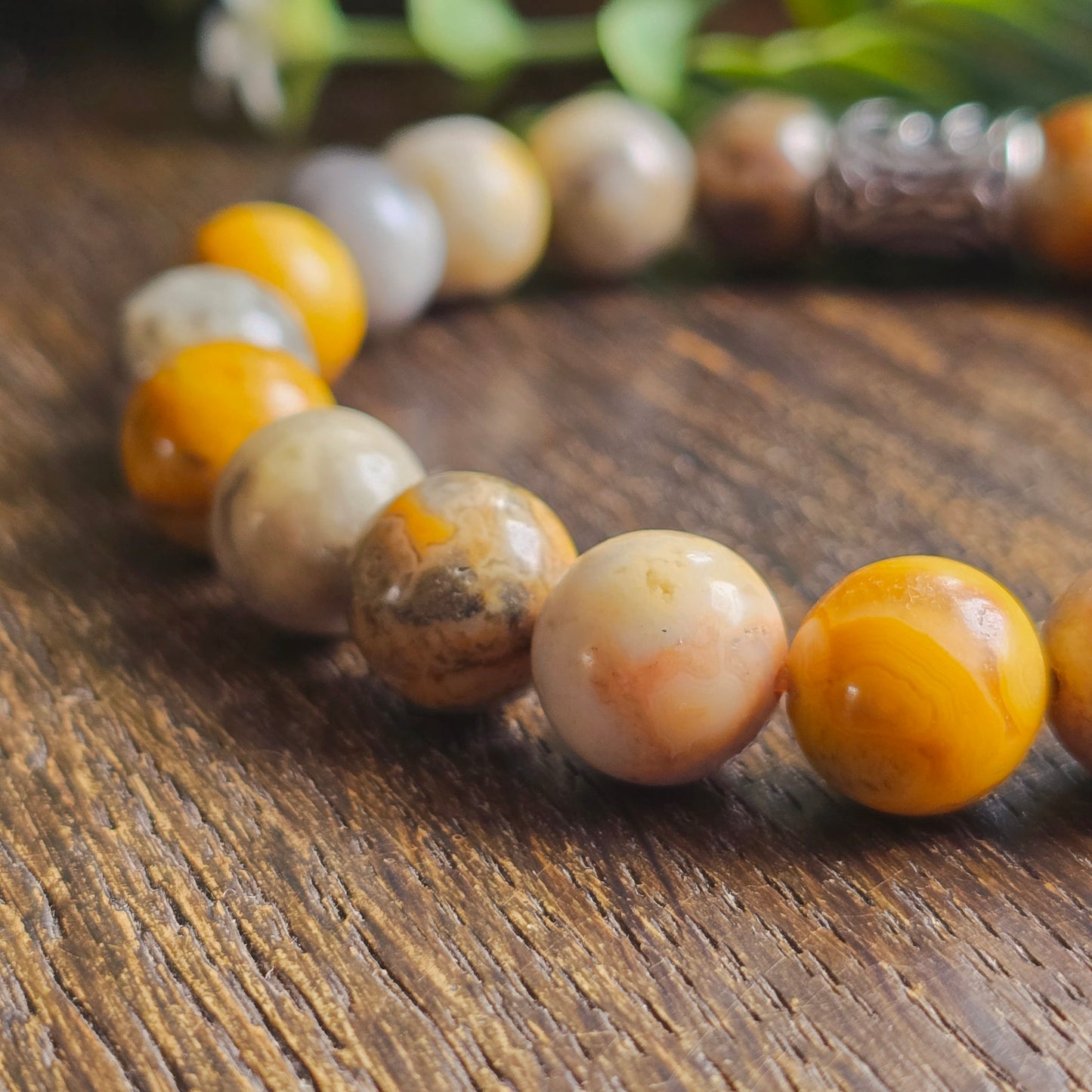 Bracelet en Agate crazy lace - 10mm
