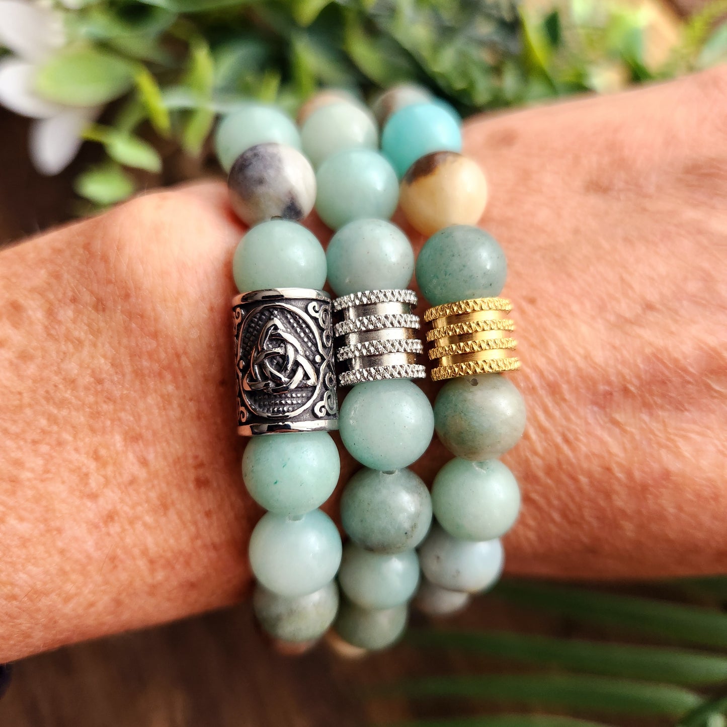 Bracelet en Amazonite - 10mm