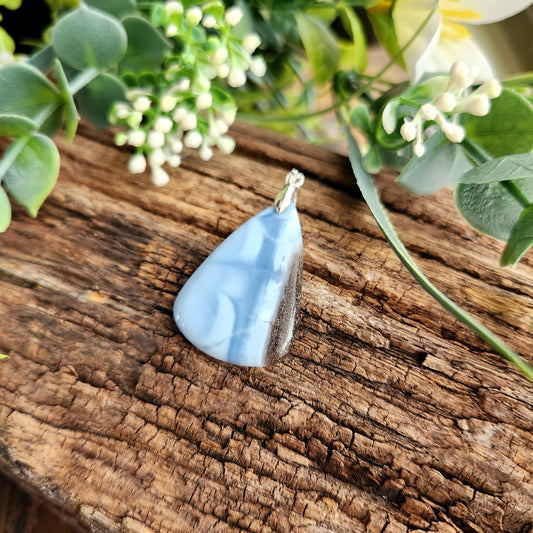 Pendentif en Opale bleue owyhee - n°2
