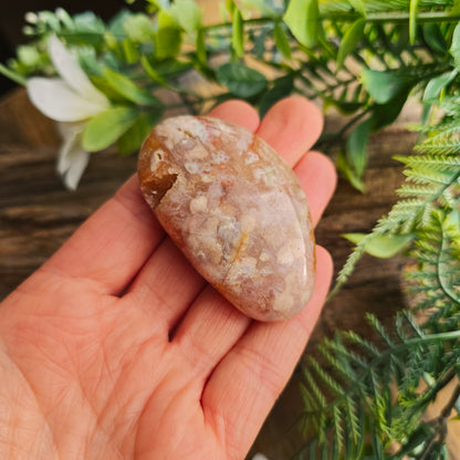Galet en Agate Fleur - n°1