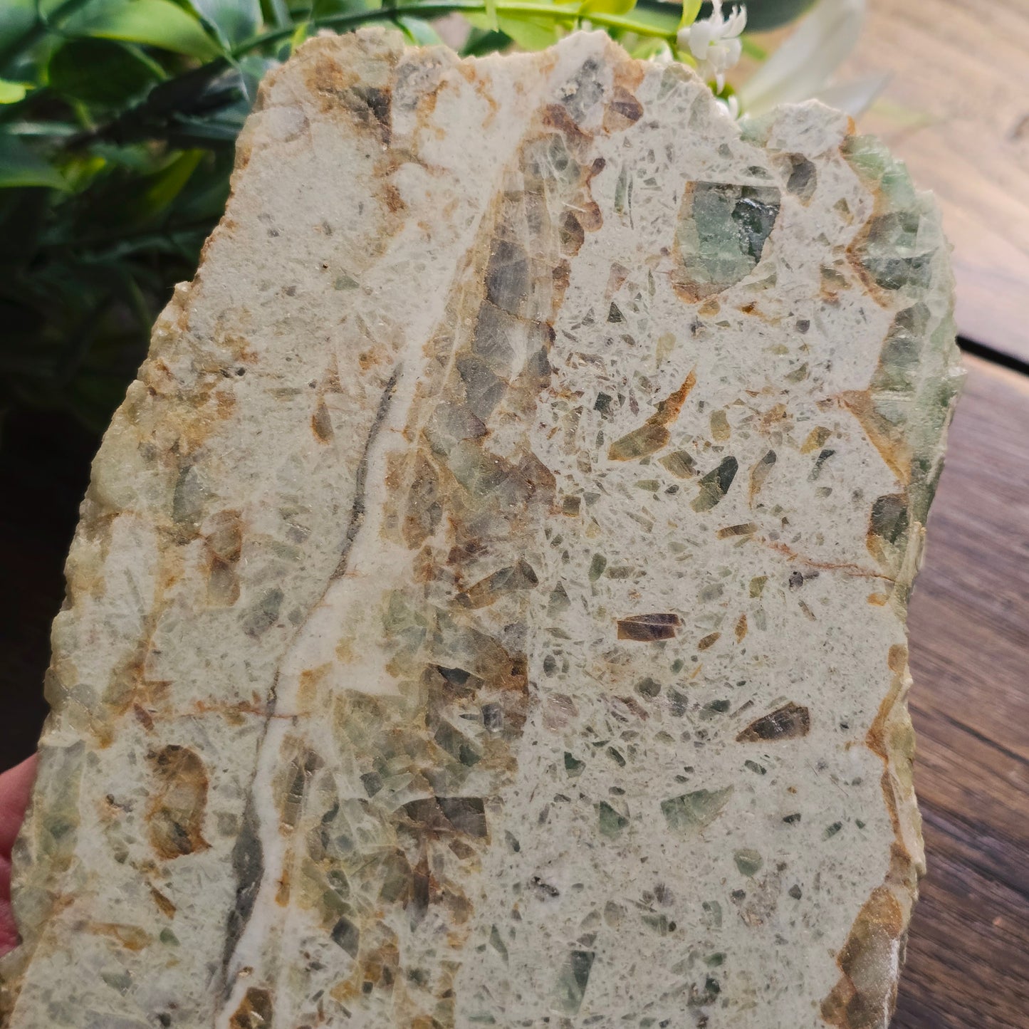 Fluorite verte brute