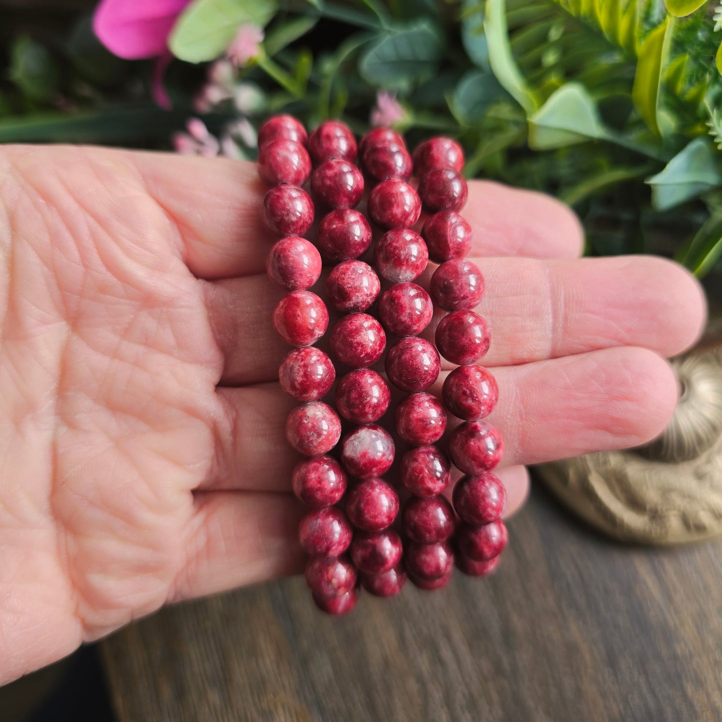Bracelet en Thulite - 8mm