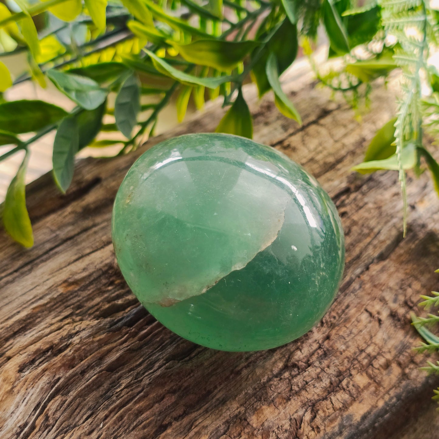 Galet en Fluorite verte - n°2
