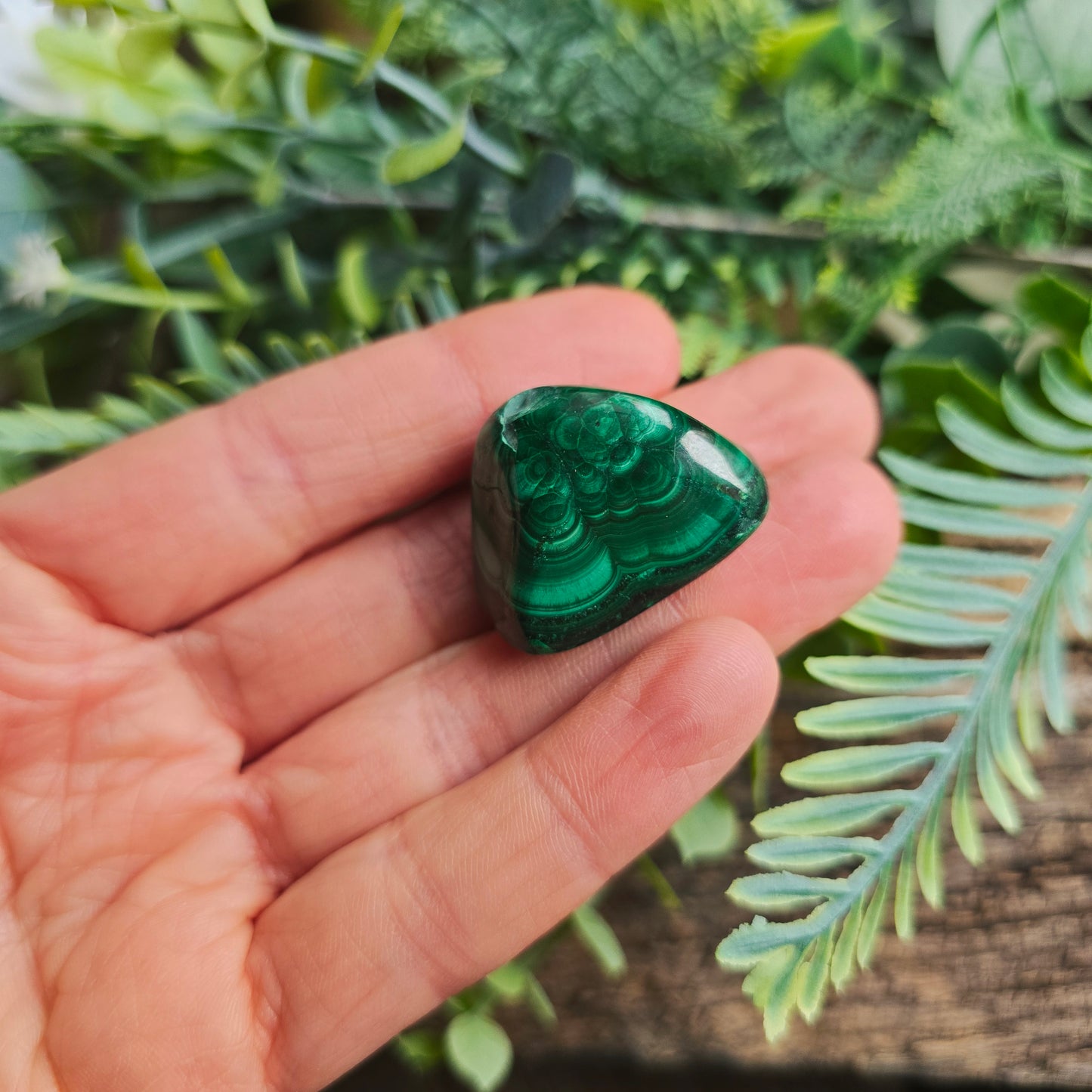 Galet en Malachite - n°2