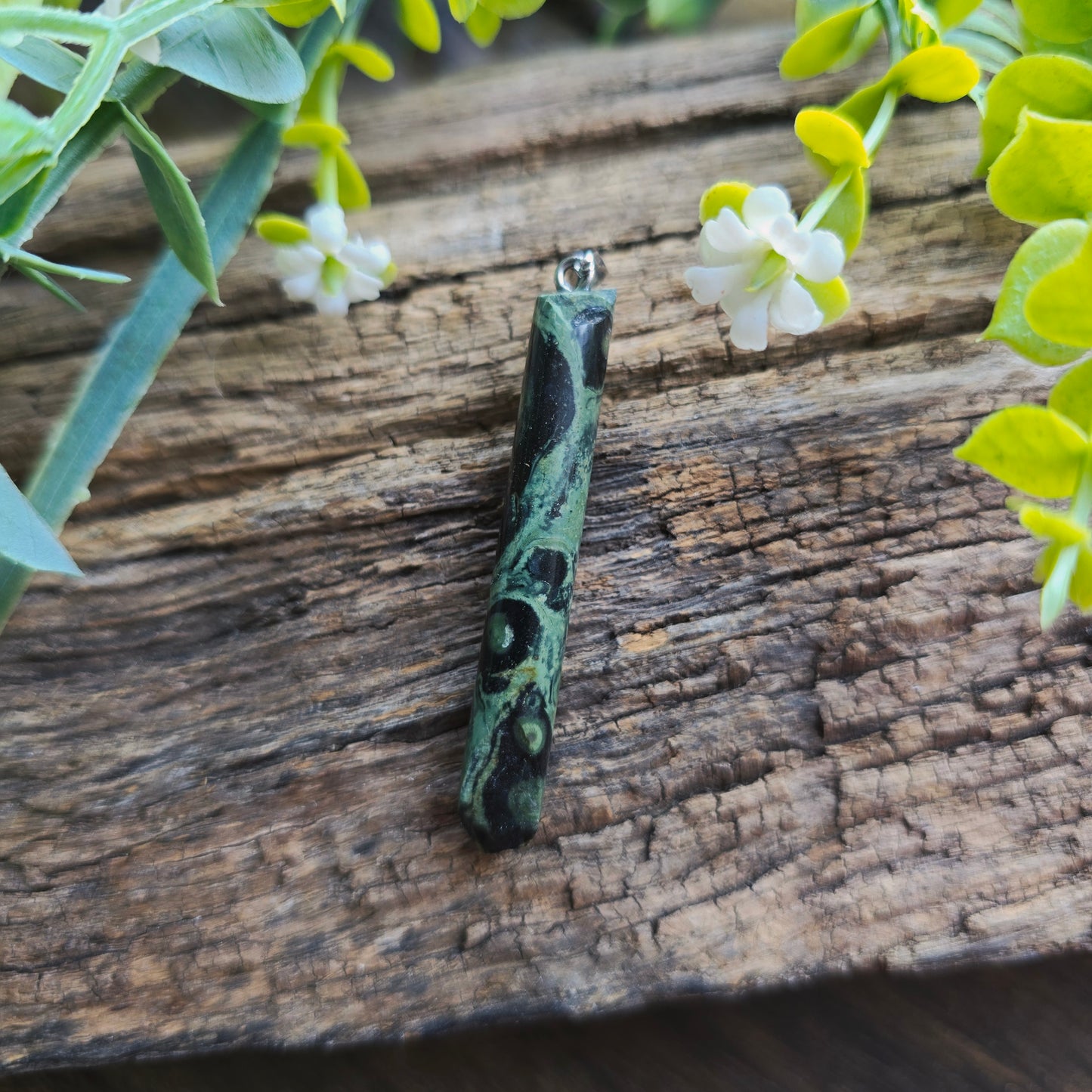 Pendentif Totem en Jaspe kambaba - n°4