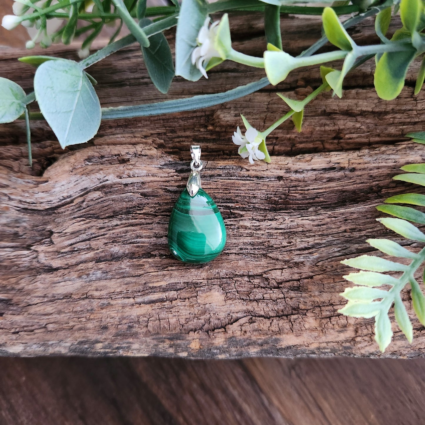 Pendentif en Malachite - n°10