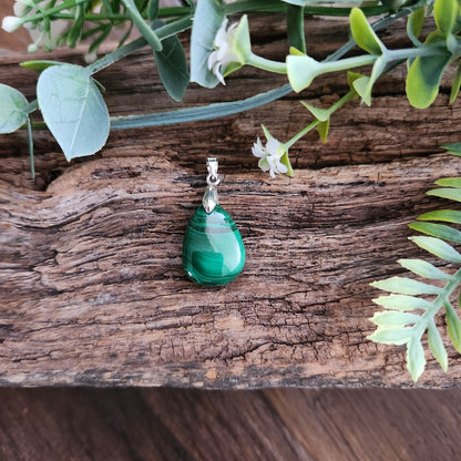 Pendentif en Malachite - n°10
