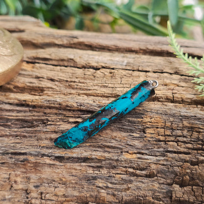 Pendentif Totem en Turquoise - n°1