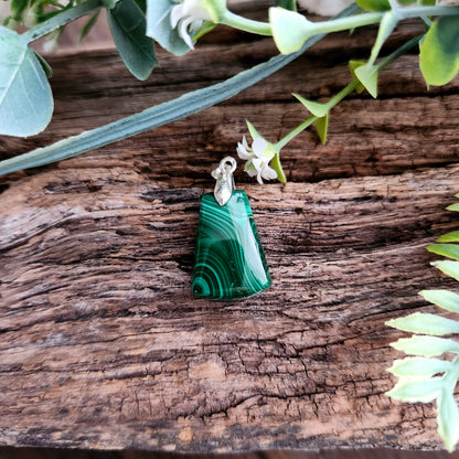 Pendentif en Malachite - n°14