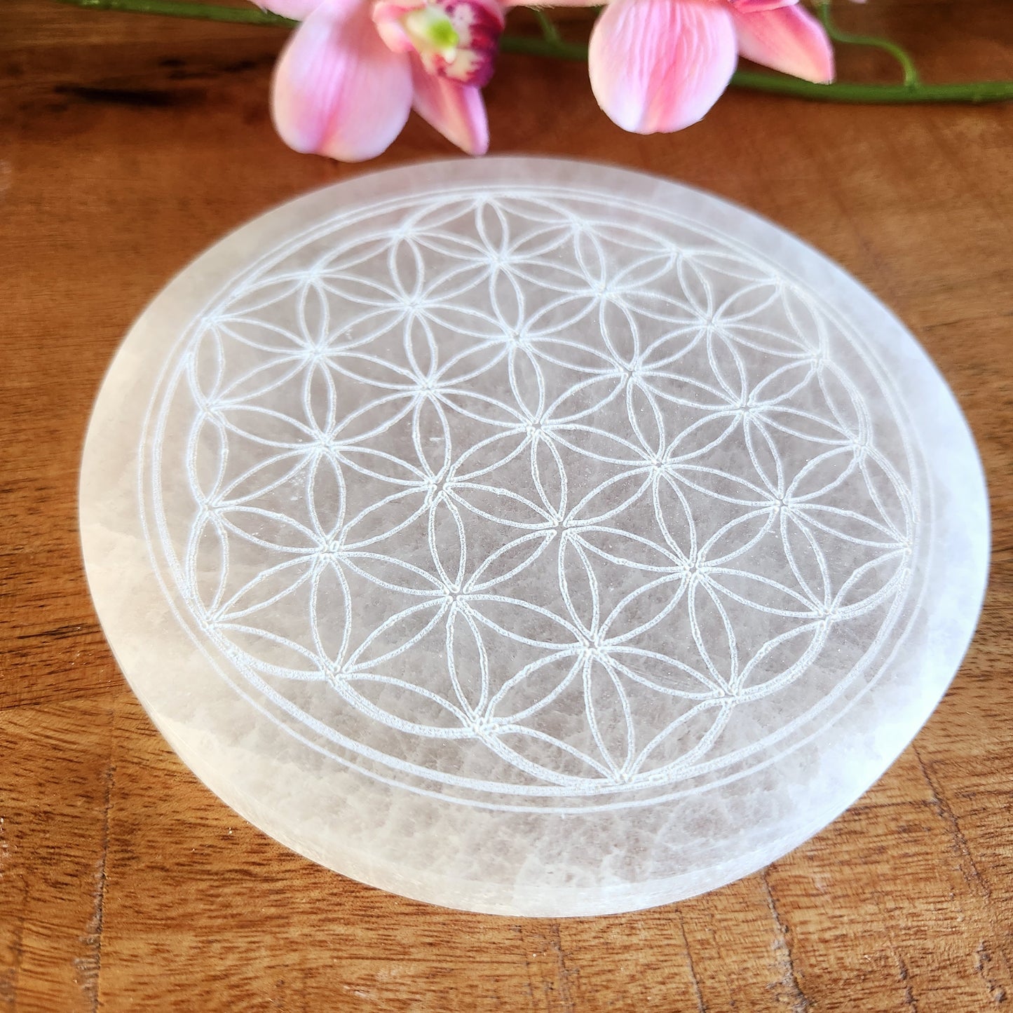 Plaque Fleur de vie 14 cm