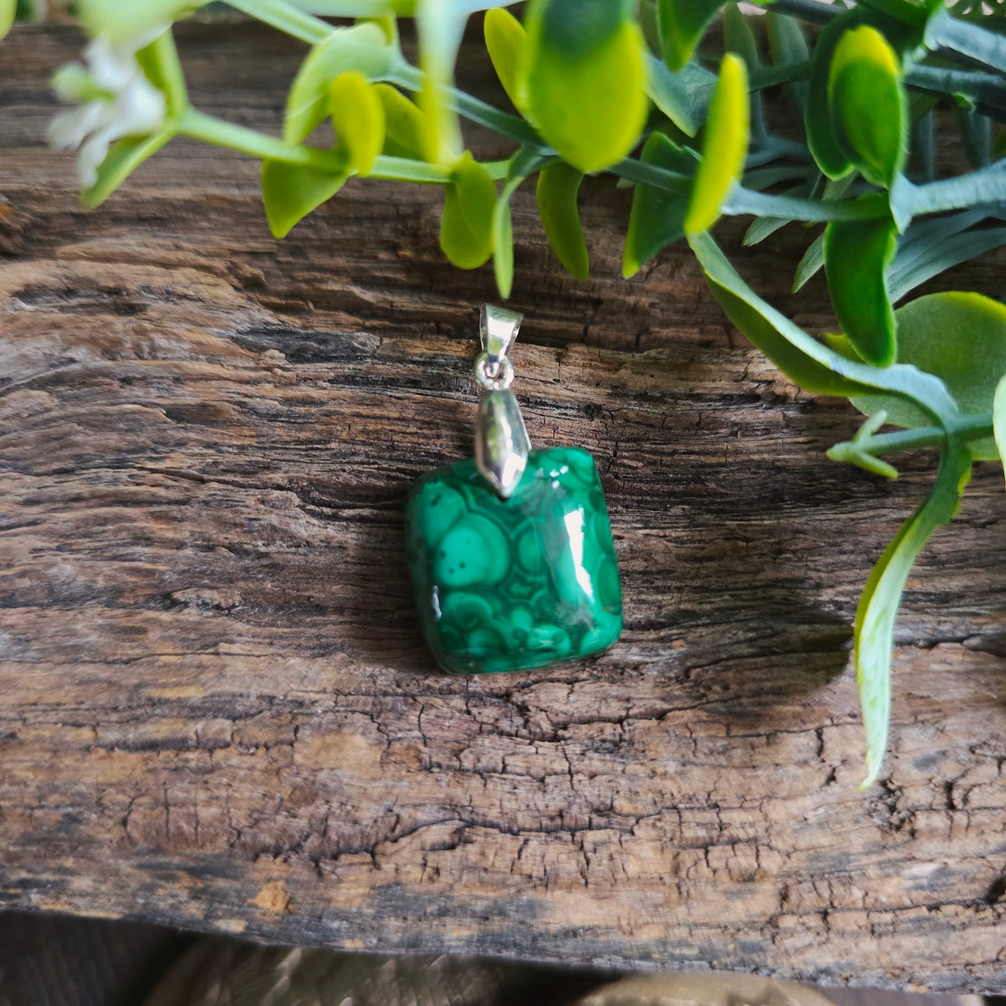 Pendentif en Malachite - n°8