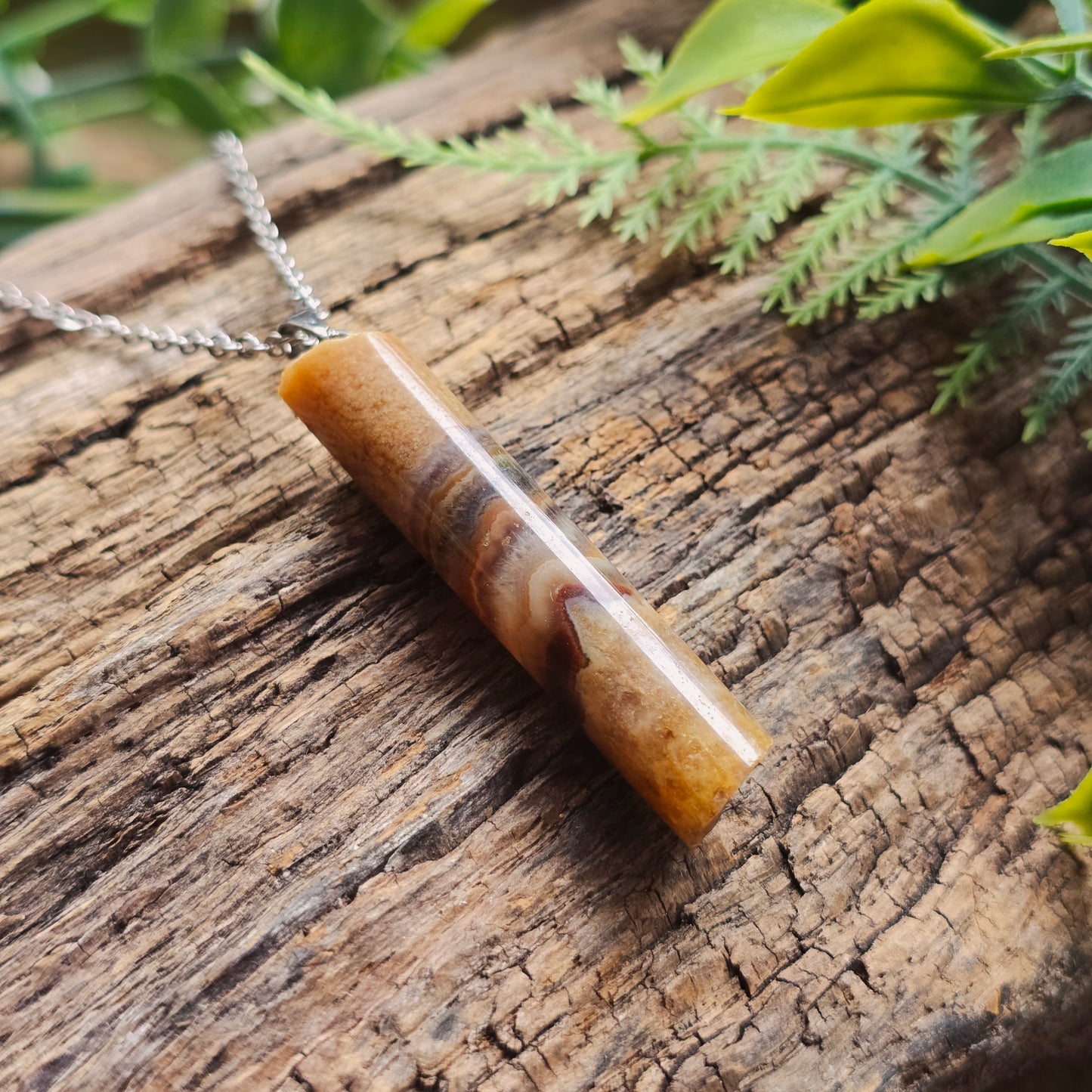 Pendentif Totem en Agate - n°1