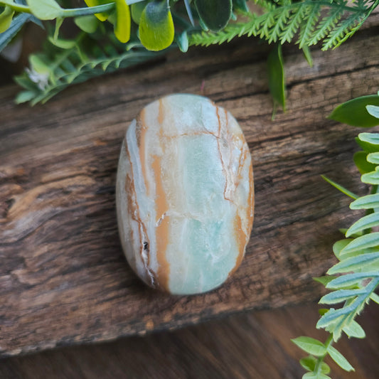 Galet en Aragonite bleue - n°3