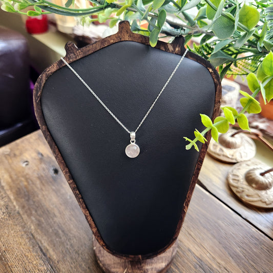 Médaillon en Quartz Rose