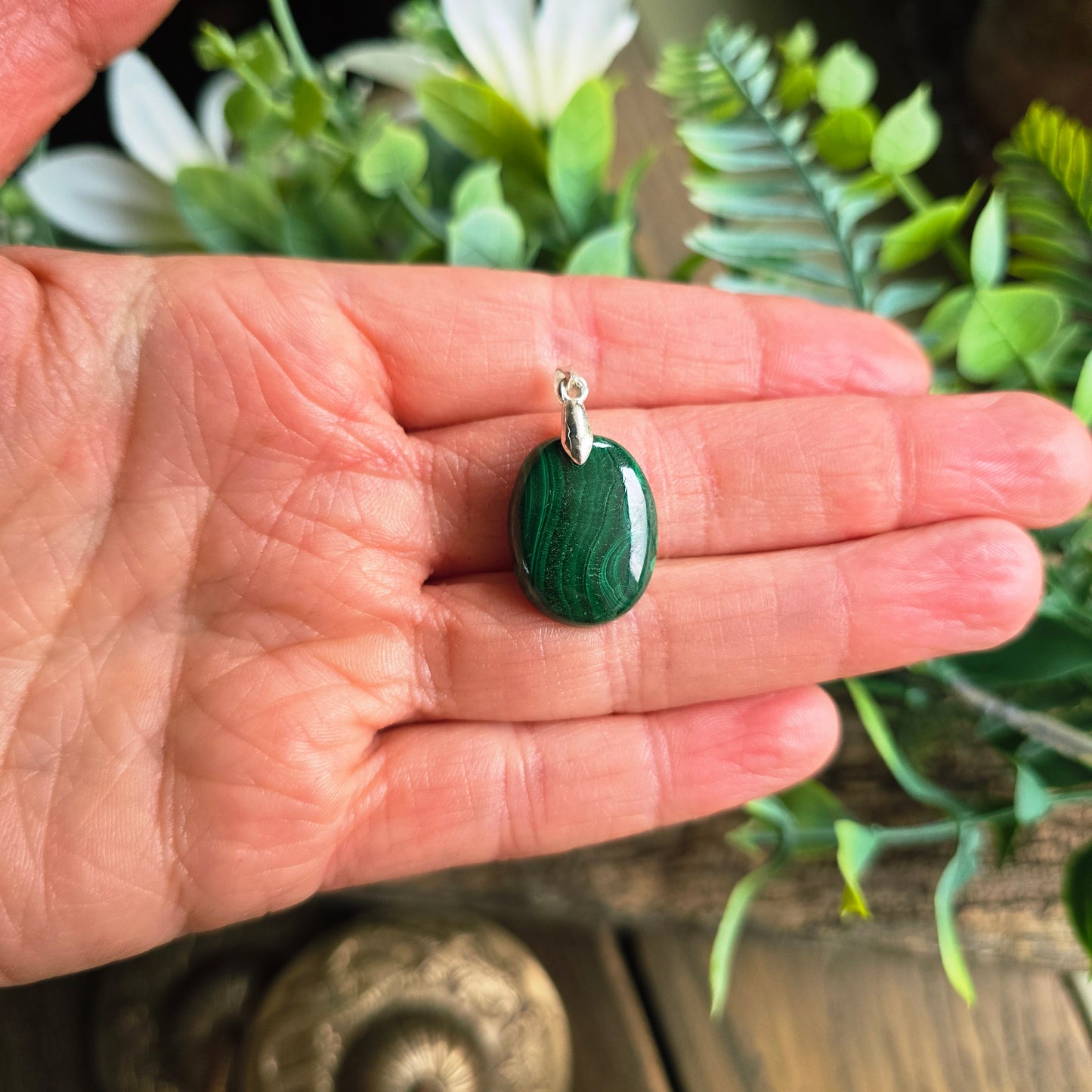 Pendentif en Malachite - n°11