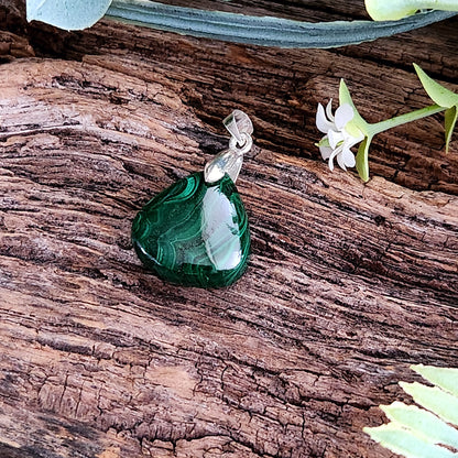 Pendentif en Malachite - n°12