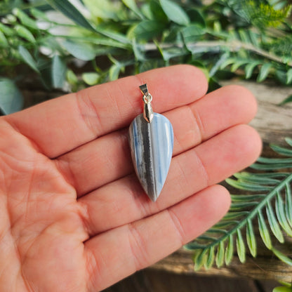 Pendentif en Opale bleue owyhee - n°3