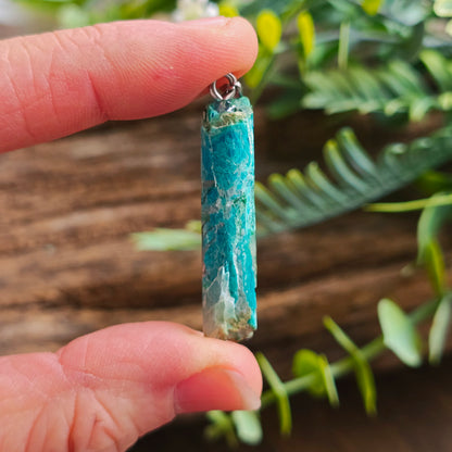 Pendentif Totem en Chrysocolle - n°1