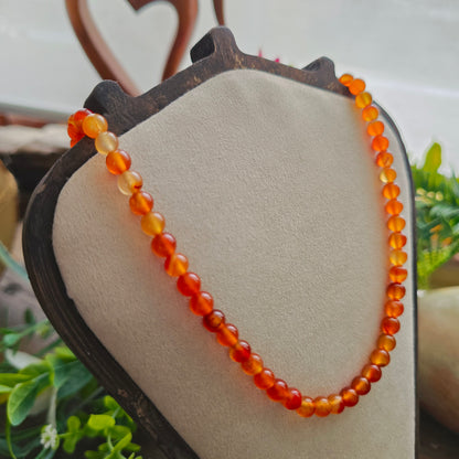 Collier en Cornaline