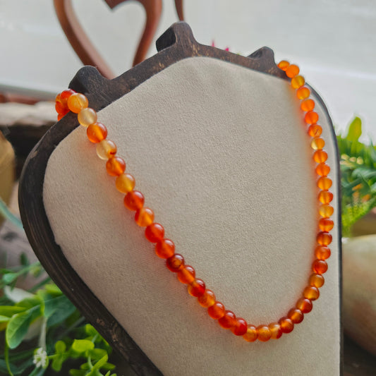 Collier en Cornaline