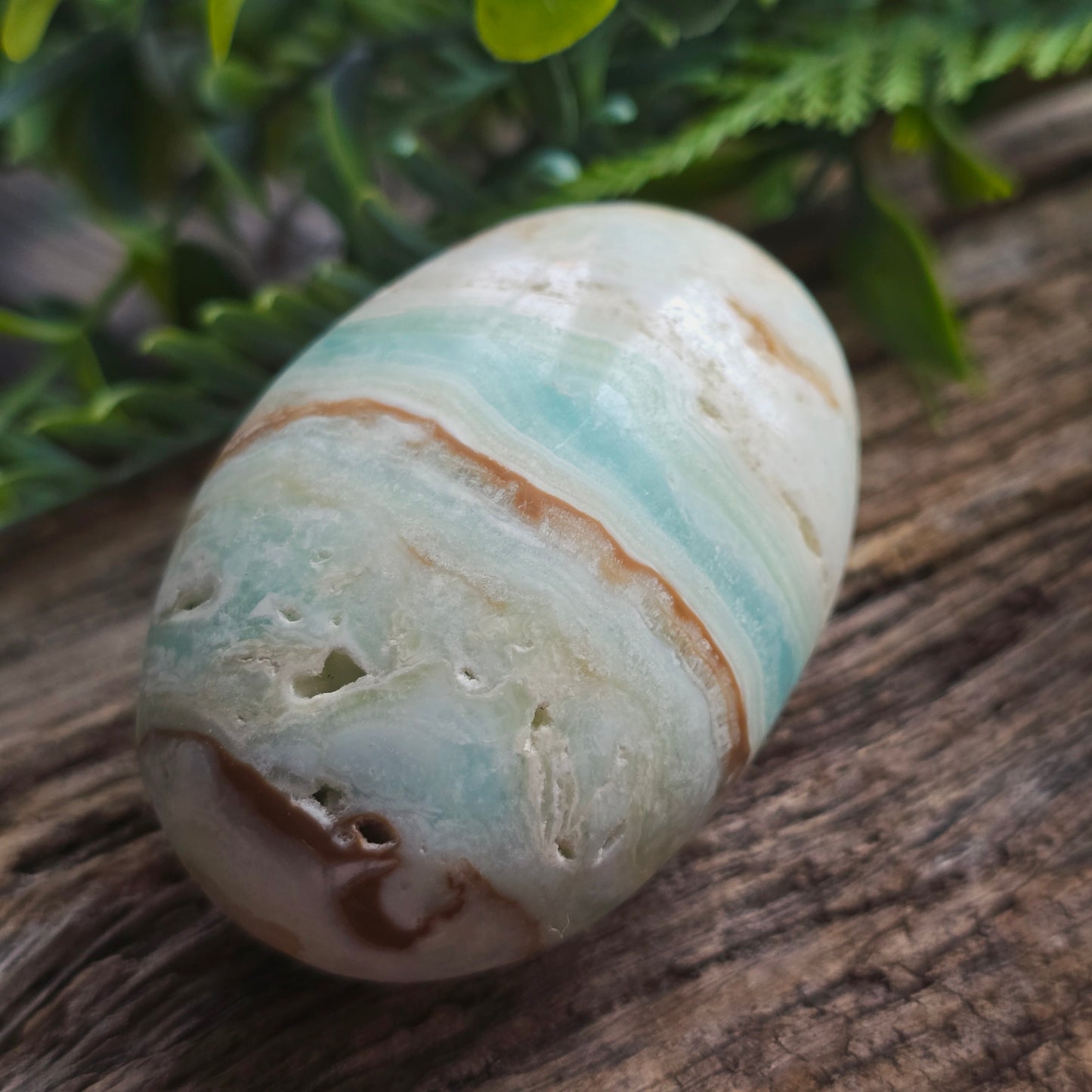 Galet en Aragonite bleue - n°2