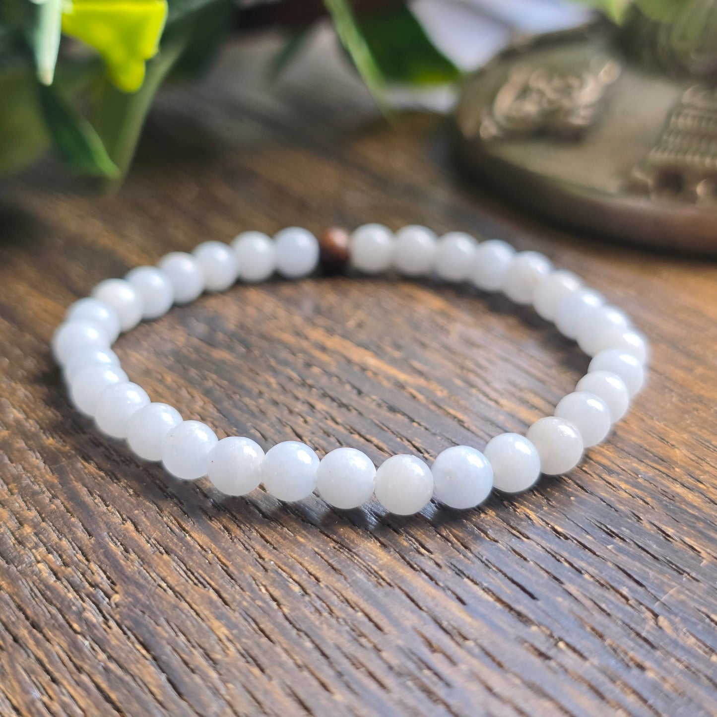 Bracelet enfant en Angélite - 4mm