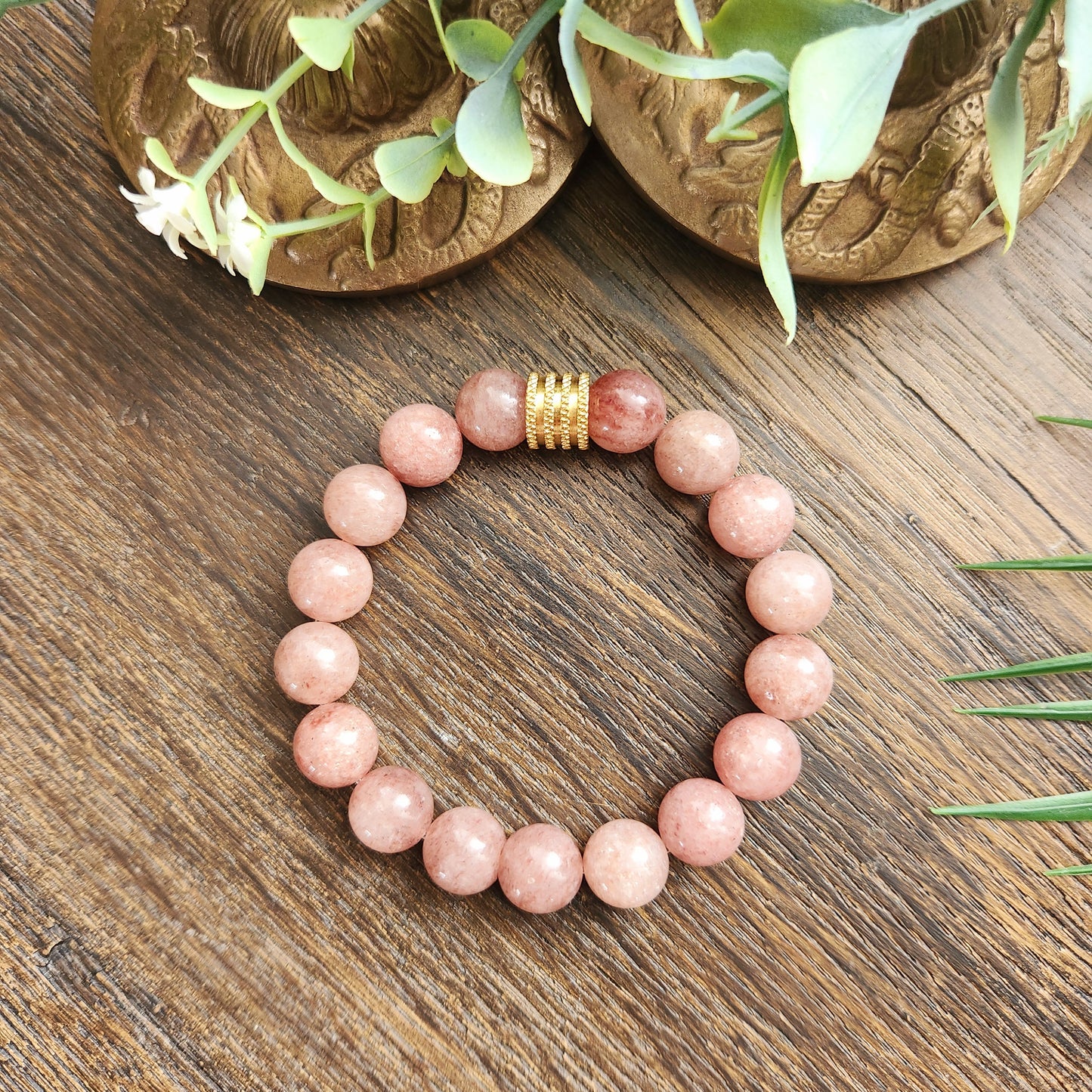 Bracelet en Quartz fraise - 10mm