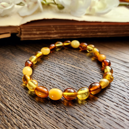Bracelet en Ambre - Grand - 2 Couleurs