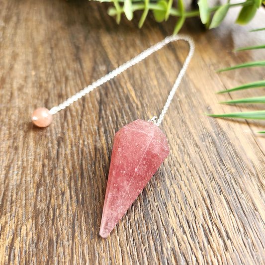 Pendule en Quartz fraise